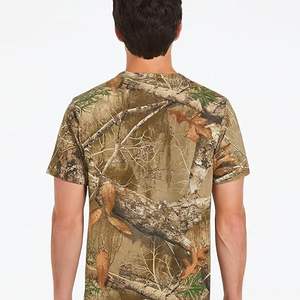 T-shirt camouflage Realtree personnalisé par sublimation, respirant, élégant, look tendance, pour la randonnée, la chasse, le camping, pour adultes - Product Image 5