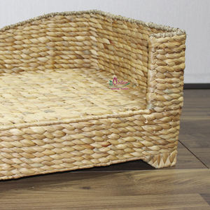 Artex Dong Thap Factory's Eco-Friendly Handwoven Water Hyacinth Pet House Muebles para el hogar para mascotas pequeñas - Product Image 5