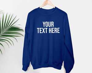 Sweat-shirt à col rond pour homme, coupe classique, pull décontracté à manches longues, 100% coton, tricoté, imprimé lettres sur le devant, vêtement d'automne - Product Image 1
