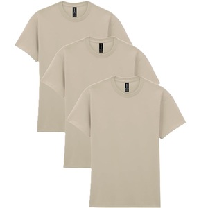Camiseta 100% algodón personalizada con cuello redondo, camiseta de color sólido con cuello redondo, camiseta para hombre, camiseta de cuello redondo para hombre - Product Image 2