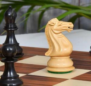 ชุดหมากรุก Staunton รุ่นโมเดิร์น ทำจากไม้มะเกลือและไม้บ็อกซ์วูด ขนาดตัวหมากรุก 3.75 นิ้ว พร้อมกระดานหมากรุก ราคาดีที่สุด - Product Image 1