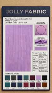 Cotrize Purple Ribbed Suede Fabric 58/60 In Width Medium Weight 100% Polyester Woven Brushed Weft Suede In-Stock Items - Product Image 1