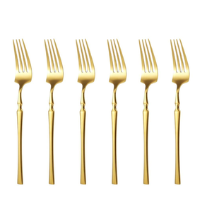 Fourchette en laiton faite à la main, de qualité supérieure, à long manche, pour desserts et sucreries, fournisseur en gros - Product Image 1