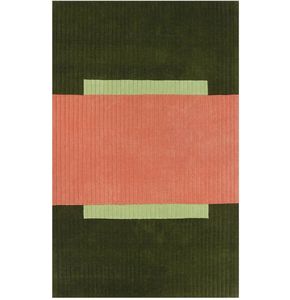 Modern Geometric Area Rug Rectangle Plush Tufted Non-Slip Rubber Backing Living Room Use - Product Image 6