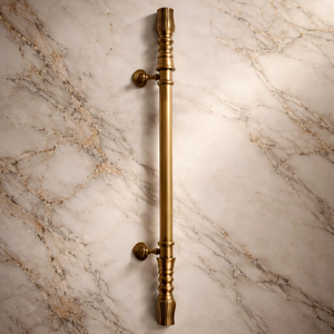 CAIRO CREST Modern Brass Door <b>Handle</b> Antique Gold Finish Luxury Decorative Pull <b>Handle</b> Premium Interior Exterior Door Hardware - Product Image 4