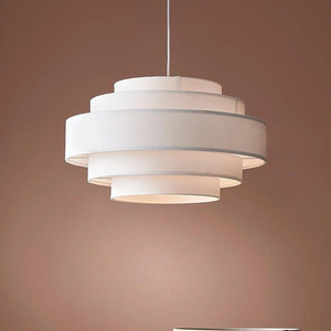 Lampe suspendue en tissu minimaliste nordique, style Wabi-Sabi, lustre en tissu tricoté, luminaire suspendu moderne sphérique pour salle à manger - Product Image 6