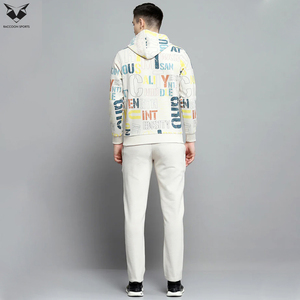 Conjunto de Pantalón y Sudadera con Capucha de Punto Holgado para Hombre, Material Transpirable de Tacto Suave, Diseño Único, Moderno, Totalmente Personalizado, para Venta al Por Mayor - Product Image 4