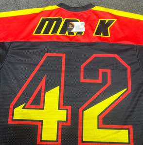 American Football Jersey Sublimation Design Baggy Mesh Jerseys New Style Men Sportswear Sublimated American Football Jerseys - Product Image 6