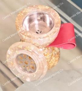 Presentamos el Nuevo Quemador de Incienso de Resina Blanca de Moda, con Cuero Rojo, para Uso Terapéutico, Ecológico, Duradero, Combinación Perfecta de Elegancia - Product Image 3