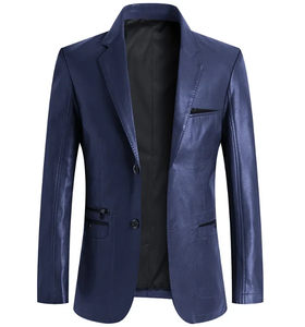 Vestes multi-poches pour homme, style hip-hop, vente en gros, streetwear, veste en cuir PU pour homme, veste homme stylée personnalisable - Product Image 6