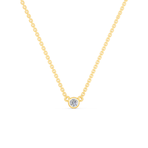 สร้อยคอทองคำแท้ 14K 9K 10K 18K ประดับเพชรแล็บ ได้รับการรับรองจาก IGI ผู้ผลิตเครื่องประดับคุณภาพสูงที่เป็นธรรม ขายส่ง RJC OEM ODM NK706465 - Product Image 1