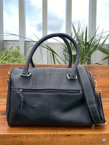 Sac de voyage de nuit portable unisexe avec cuir de vachette véritable Sport Fitness Voyage Gym Floral Design Petits sacs de voyage - Product Image 5