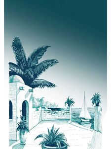 Conjunto de Camisa y Pantalones Cortos de Playa para Hombre, Talla Grande, con Logotipo Personalizado, Estampado Floral a Cuadros, Secado Rápido y Transpirable, Venta al Por Mayor - Product Image 3