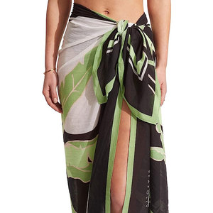Soft Breathable <b>Wrap</b> Skirt Swimwear Holiday Resort Ladies <b>Beach</b> Sarong Top Seller Women <b>Beach</b> Sarong Cover Up - Product Image 2