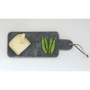 Planche à découper en marbre de qualité supérieure, durable, carrée, épaisseur 1,5 cm, résistante au lave-vaisselle, pour ustensiles de cuisine - Product Image 3