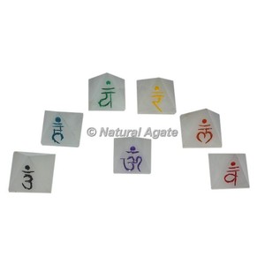 Chakra Natural Oval Set Crystal Stone Tree Life Caja de regalo Decoración Piedra preciosa Grabada Curación Regalo Embalaje Práctica espiritual - Product Image 5