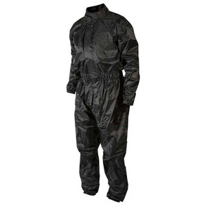 Industrial Hooded Casual Solid Waterproof Windproof Lightweight 100% Polyester Unisex Rain Protection Suit for Heavy Duty Use - Product Image 1