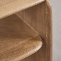 Table de chevet rectangulaire Vandana Arion Orion 35x40 cm en bois Tinsley