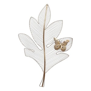 Luxury Gold Metal <b>Leaf</b> <b>Wall</b> Art <b>Decor</b> Modern Iron Vine Branch <b>Wall</b> Hanging for Living Room Hotel Home Decoration Sculpture - Product Image 4