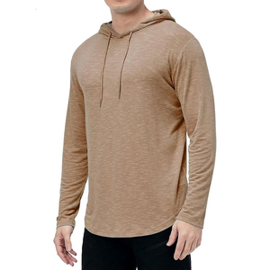 Sudaderas con capucha de algodón de diseño personalizado para hombre, ligeras, transpirables, de alta calidad, a precio económico, precio de mayoreo. - Product Image 2