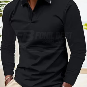 Camiseta de Verano para Hombre de Alta Calidad, 100% Algodón, Lisa, Transpirable, Personalizable, Cuello Tejido, OEM Essentials - Product Image 2