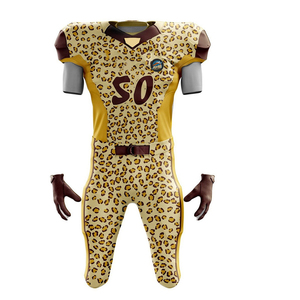 Uniformes de Fútbol Americano Personalizados, 100% Poliéster, Transpirables, Antibacterianos, Ropa Deportiva Corta, Kits de Fútbol a Precio Económico para Equipos - Product Image 3