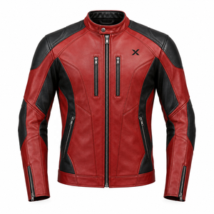Veste de moto en cuir de performance tendance |   Bleu Noir Rouge Vert |   Fabricant OEM ODM |   Qualité supérieure | - Product Image 1