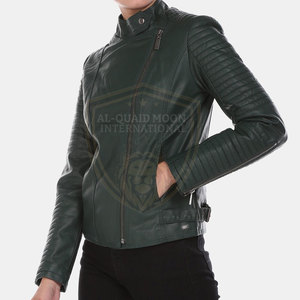 Chaqueta de Cuero para Mujer Adulta Más Vendida, Chaqueta de Cuero Resistente al Desgaste, Chaqueta de Cuero Cómoda - Product Image 2
