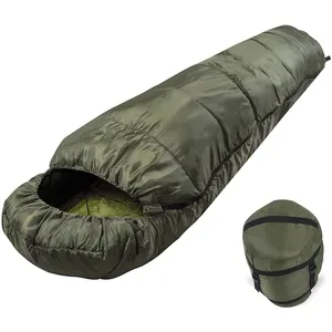 Sacos de dormir de algodón para adultos en clima frío para acampar al aire libre personalizados de calidad Superior a la venta