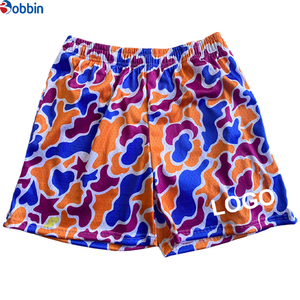 Pantalones Cortos Deportivos Transpirables para Hombre, Estampados por Sublimación, de Poliéster, con Estampado de Camuflaje, Cintura Elástica, Casuales, Estampados por Completo - Product Image 4