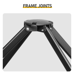 Gazebo con Toldo de Poliéster Gris Oscuro de 5x8 Pies con Ventilación, Estructura Plegable con Recubrimiento de Polvo Negro, Bandejas de Malla Doble para Coche - Product Image 2