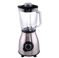 Licuadora de Mesa YIDA MHMF YD-2239, 1000W, Jarra de Vidrio de 1.75L (Base de Acero Inoxidable), Programa Preestablecido para Triturar, Velocidad Variable, 6 Cuchillas