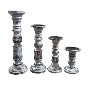 Handcrafted Iron Luxury Unique Multi-purpose Candle Holder Decorative <b>Rustic</b> Home Decor Accent for <b>Dining</b> <b>Table</b> Living Room - Product Image 1