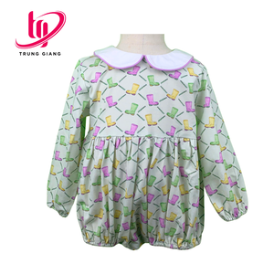 Conjunto de Ropa de Bebé de Algodón con Estampado Personalizado de Moda Trung Giang, de 3 Meses a 10 Años, Vietnam, No Apto para Bebés y Niños Pequeños - Product Image 4