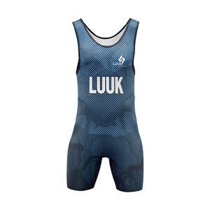 Traje de Una Pieza Personalizado para Artes Marciales Mixtas, Sublimado, Ajustado, de Secado Rápido, Unisex, para Adultos, Ropa de MMA, Singlet de Lucha Libre Americana - Product Image 2