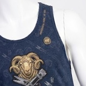 Gilet sans manches pour la tonte des moutons, conception à longue traîne, en coton doux, personnalisation de marque, vente en gros OEM/ODM - Product Image 5