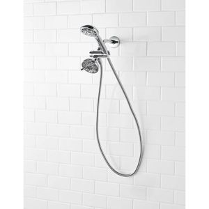 Ensemble de douche de luxe à 3 réglages avec 19 combinaisons de jets, chromé - Product Image 2