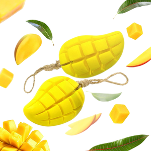 Savon artisanal en forme de carotte, parfumé à l'orange, avec cordelette de suspension, cadeau de bain créatif, savon en forme pour enfants, vente en gros - Product Image 2