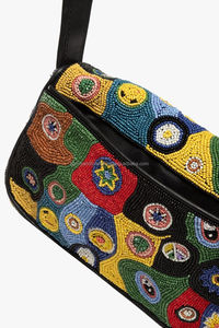 Handmade Seed Beads Beaded Embroidery Coin Pouch Elegant & Durable Wholesale beaded coin <b>purses</b> Bags>Cosmetic Bags & Cases - Product Image 3