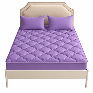 Protège-matelas d'hôtel avec tissu matelassé doux et design ajusté confortable - Product Image 4