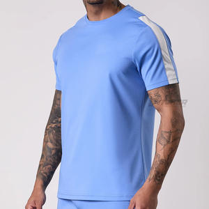 Camisetas Personalizadas para Gimnasio para Hombre, 100% Algodón, Tejido de Punto, Diseño Gráfico Personalizado, Secado Rápido, Ropa Deportiva Transpirable - Product Image 4