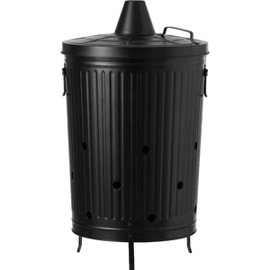 Modern Green Sage Green Metal Caddy Kitchen Food Waste <b>Bin</b> Galvanized Steel Pail With <b>Lid</b> And Handle For Indoor Organic Waste - Product Image 3