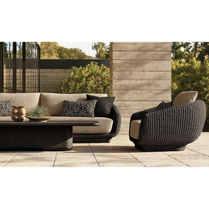 Sculptural The Plaza Outdoor Coffee <b>Table</b> Modern Resort Villa <b>Patio</b> Lounge Hotel Furniture - Product Image 1
