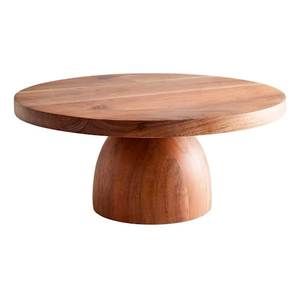 Round Wood <b>Cake</b> <b>Stand</b> Handmade Pedestal Dessert Display for Wedding Birthday Party Table for hotel - Product Image 2
