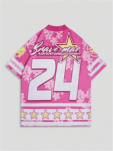 Jersey de Fútbol Americano para Hombre y Jóvenes, Diseño de Concientización sobre el Cáncer de Mama, Ligero, Transpirable, con Logotipo de Equipo Personalizado, Color OEM, Venta al Por Mayor Directa de Fábrica - Product Image 2