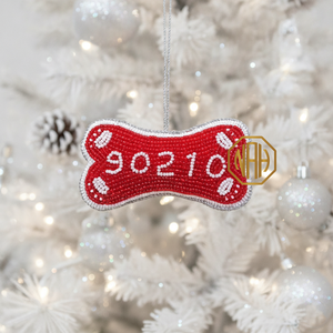 Ornement suspendu en forme de verre à martini perlé fait main, rose avec motif lime, décoration de festival, breloque pour sapin de Noël - Product Image 5