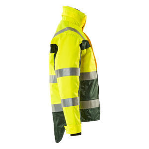 เสื้อแจ็คเก็ตนิรภัยสะท้อนแสงสำหรับผู้ชาย ระบายอากาศได้ดี กันน้ำ พร้อมโลโก้สั่งทำ - Product Image 3