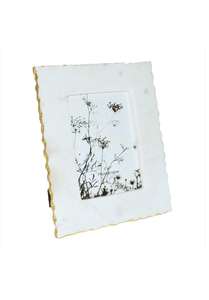 Cadre photo en résine à texture ondulée nordique, fait main, à suspendre verticalement au mur - Product Image 3