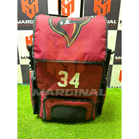 Bolsas con Ruedas para Béisbol Ligeras de Alta Calidad, Logotipo del Equipo Personalizado, Nombre y Número, Bolsas Deportivas, Bolsas con Ruedas para Equipo de Béisbol