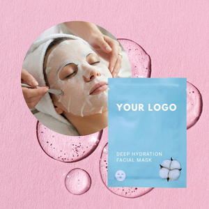 Deep Hydration Sheet Mask With Sodium Hyaluronate Brightening Moisturizing Facial Care Private <b>Label</b> Skincare For All Skin Types - Product Image 1